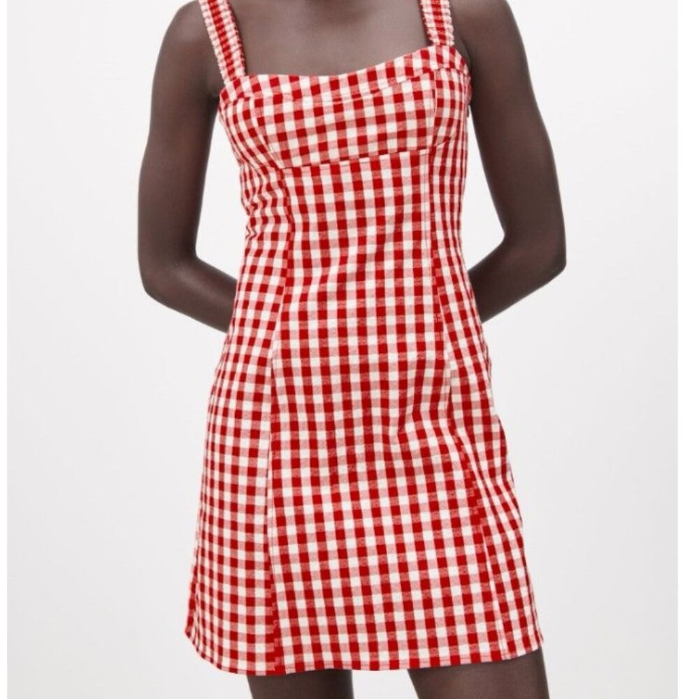 Zara Viral Red Gingham Dress • Cottagecore Style • NWOT • Sold Out